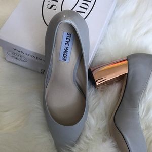 Grey Steve Madden Heels